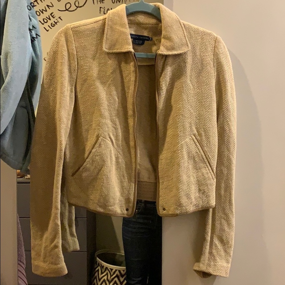 Ralph lauren tweed light jacket
